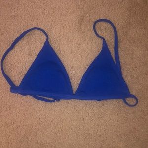 Royal blue bikini top
